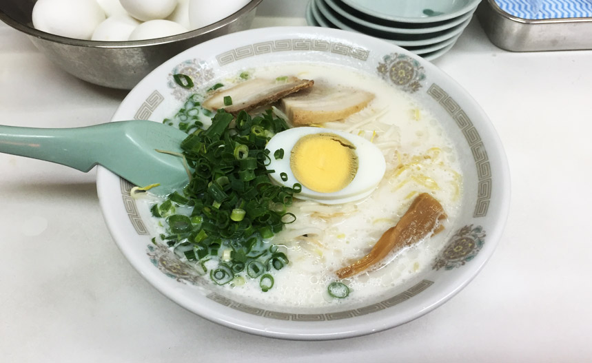 こぐまラーメンの牛乳ラーメン